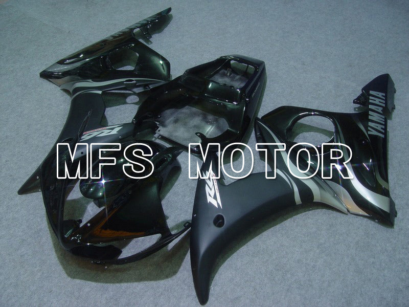 Yamaha YZF-R6 2003-2004 Injection ABS Fairing - Flame - Silver Black - MFS5210 - Fairings Kit