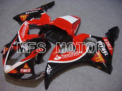 Yamaha YZF-R6 2003-2004 Injection ABS Fairing - Santander - Red Black - MFS5225 - Fairings Kit