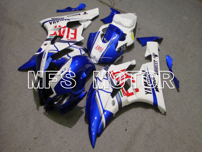 Yamaha YZF-R6 2006-2007 Injection ABS Fairing - FIAT - Blue White - MFS5303 - Fairings Kit