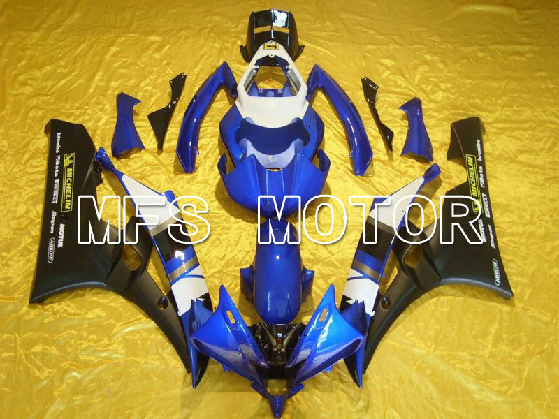 Yamaha YZF-R6 2006-2007 Injection ABS Fairing - Factory Style - Blue Black Matte - MFS5321 - Fairings Kit