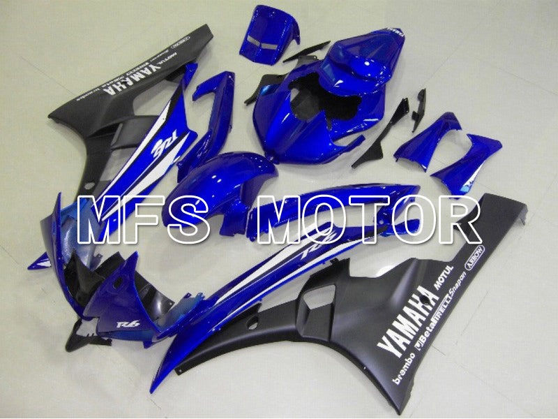 Yamaha YZF-R6 2006-2007 Injection ABS Fairing - Factory Style - Blue Black Matte - MFS5322 - Fairings Kit