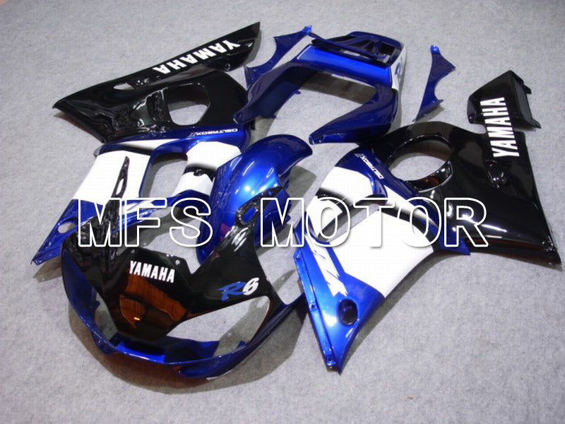 Yamaha YZF-R6 1998-2002 Injection ABS Fairing - Factory Style - Black Blue White - MFS5476 - Fairings Kit