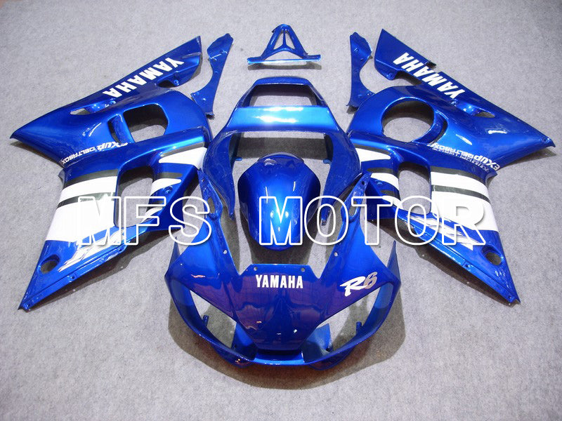 Yamaha YZF-R6 1998-2002 Injection ABS Fairing - Factory Style - Blue White - MFS5489 - Fairings Kit