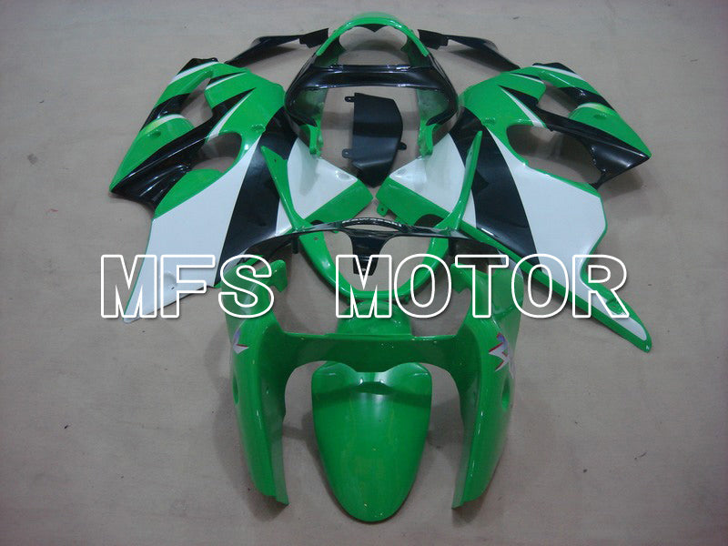 Kawasaki NINJA ZX6R 2000-2002 Injection ABS Fairing - Factory Style - Black Green - MFS5592 - Fairings Kit