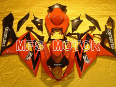 Suzuki GSXR1000 2005-2006 Injection ABS Fairing - Factory Style - Black Red - MFS5599 - Fairings Kit