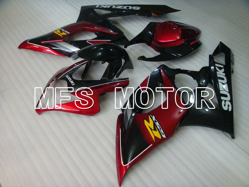 Suzuki GSXR1000 2005-2006 Injection ABS Fairing - Factory Style - Black Red - MFS5606 - Fairings Kit