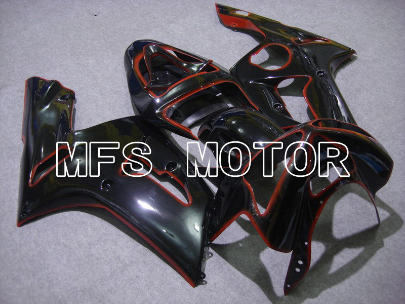 Kawasaki NINJA ZX6R 2003-2004 Injection ABS Fairing - Factory Style - Black - MFS5673 - Fairings Kit