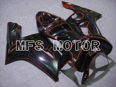 Kawasaki NINJA ZX6R 2003-2004 Injection ABS Fairing - Factory Style - Black - MFS5673 - Fairings Kit