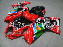 Suzuki GSXR1000 2007-2008 Injection ABS Fairing - JOMO - Green Red - MFS5708 - Fairings Kit