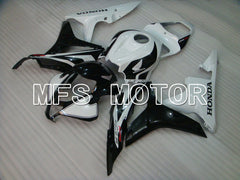 Honda CBR600RR 2007-2008 Injection ABS Fairing - Factory Style - Black White - MFS5732 - Fairings Kit