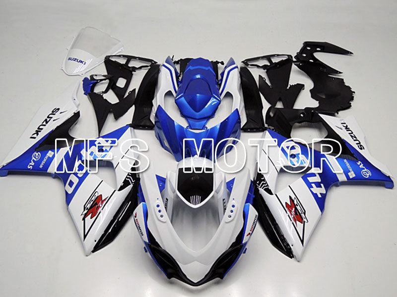 Suzuki GSXR1000 2009-2016 Injection ABS Fairing - Factory Style - White Blue - MFS5745 - Fairings Kit