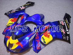 Kawasaki NINJA ZX6R 2007-2008 Injection ABS Fairing - Red Bull - Blue - MFS5793 - Fairings Kit