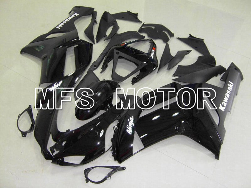 Kawasaki NINJA ZX6R 2007-2008 Injection ABS Fairing - Factory Style - Black - MFS5795 - Fairings Kit