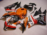 Honda CBR600RR 2007-2008 Injection ABS Fairing - Repsol - Black Red Orange - MFS5804 - Fairings Kit