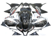 Honda CBR600RR 2007-2008 Injection ABS Fairing - West - Black White - MFS5830 - Fairings Kit