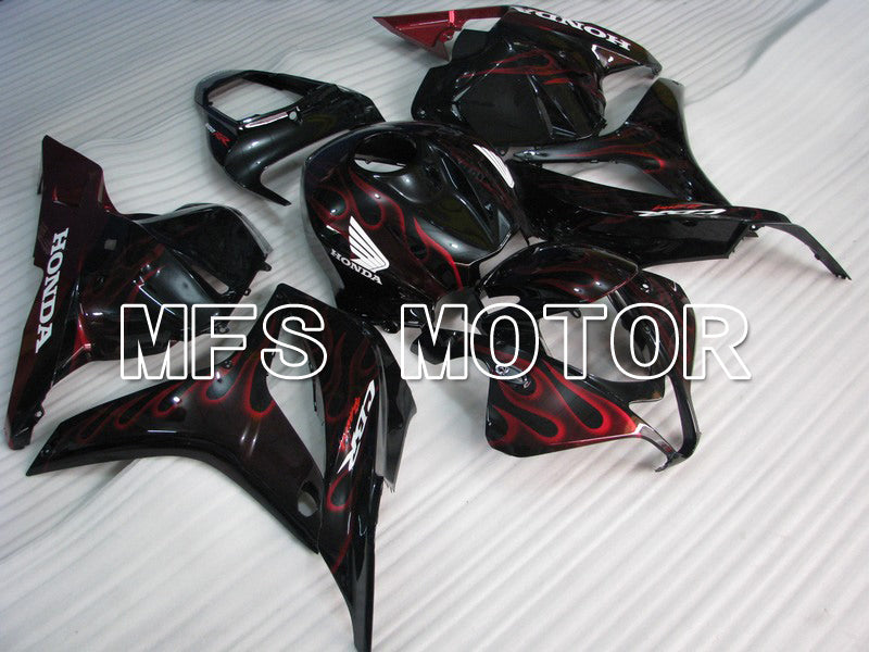 Honda CBR600RR 2009-2012 Injection ABS Fairing - Flame - Red Black - MFS5842 - Fairings Kit