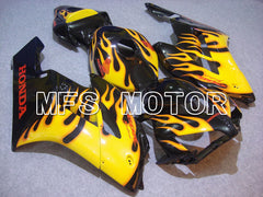 Honda CBR1000RR 2004-2005 Injection ABS Fairing - Flame - Yellow Black - MFS5873 - Fairings Kit