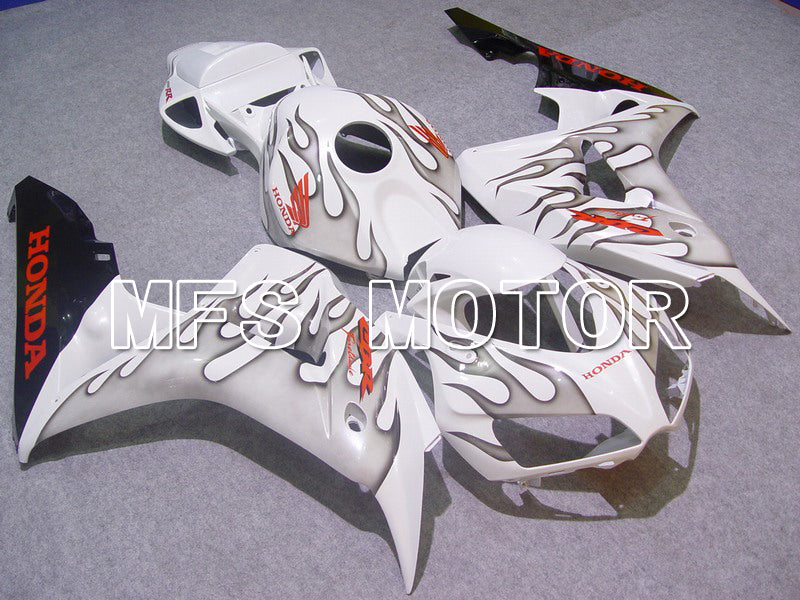 Honda CBR1000RR 2006-2007 Injection ABS Fairing - Flame - Gray White - MFS6012 - Fairings Kit