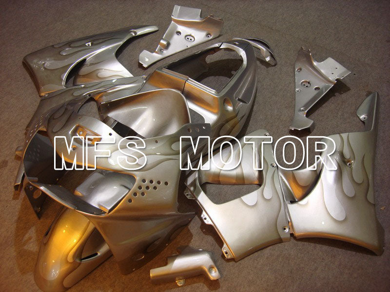 Honda CBR900RR 919 1998-1999 ABS Fairing - Flame - Silver - MFS6187 - Fairings Kit