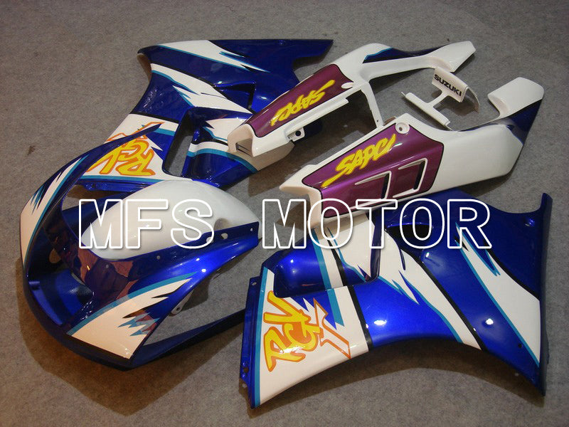 Suzuki RGV250 VJ22 1990-1995 ABS Fairing - Factory Style - White Blue - MFS6197 - Fairings Kit