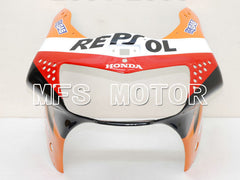 Honda CBR900RR 919 1998-1999 ABS Fairing - Repsol - Black Red Orange - MFS6201 - Fairings Kit