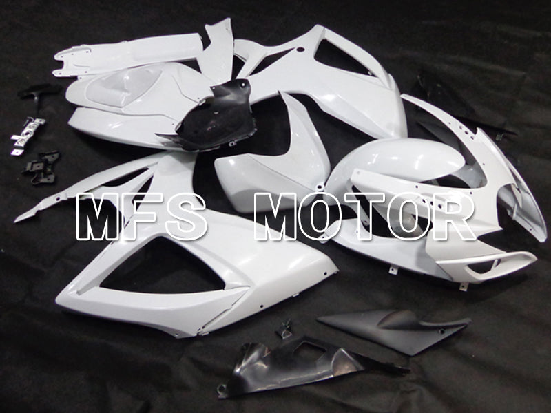 Suzuki GSXR600 GSXR750 2006-2007 K6 Injection ABS Unpainted Fairing - Factory - White - MFS6278 - Fairings Kit
