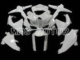 Suzuki GSXR600 GSXR750 2008-2010 K8 Injection ABS Unpainted Fairing - Factory Style - White - MFS6284 - Fairings Kit