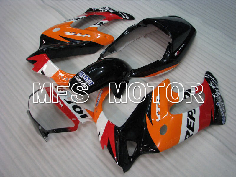 Honda VTR1000F 1997-1998 ABS Fairing - Repsol - Red Orange Black - MFS6411 - Fairings Kit