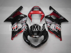 Suzuki GSXR750 2000-2003 Injection ABS Fairing - Factory Style - Black Red - MFS7075 - Fairings Kit