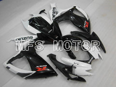 Suzuki GSXR600 GSXR750 2006-2007 Injection ABS Fairing - Factory - Black White - MFS6435 - Fairings Kit