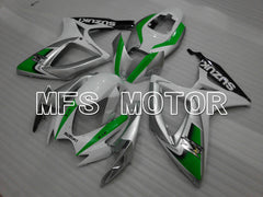 Suzuki GSXR600 GSXR750 2006-2007 Injection ABS Fairing - Factory - White Green - MFS6436 - Fairings Kit