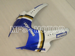 Suzuki GSXR1000 2007-2008 Injection ABS Fairing - Lucky Strike - Blue White - MFS6453 - Fairings Kit