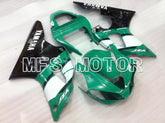 Yamaha YZF-R1 2000-2001 Injection ABS Fairing - Factory Style - Black Green White - MFS6456 - Fairings Kit