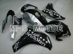 Honda CBR1000RR 2008-2011 Injection ABS Fairing - SevenStars - Black Silver - MFS2969 - Fairings Kit