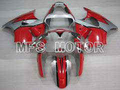 Kawasaki NINJA ZX6R 2000-2002 Injection ABS Fairing - Factory Style - Red Silver - MFS3661 - Fairings Kit