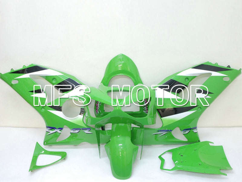 Kawasaki NINJA ZX6R 2003-2004 Injection ABS Fairing - Factory Style - Green - MFS6437 - Fairings Kit