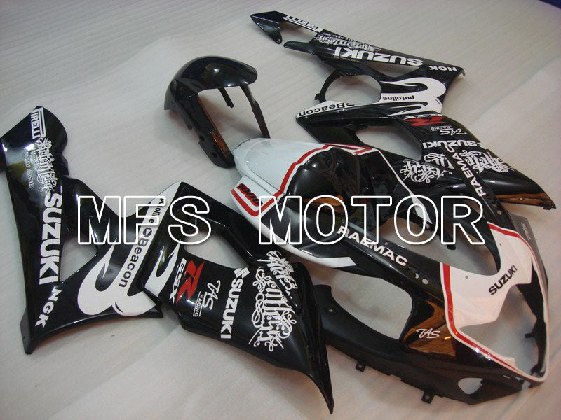 Suzuki GSXR1000 2005-2006 Injection ABS Fairing - Beacon - Black White - MFS5628 - Fairings Kit