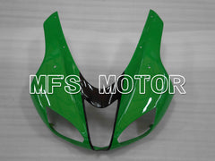 Kawasaki NINJA ZX6R 2007-2008 Injection ABS Fairing - Flame - Black Green - MFS6442 - Fairings Kit