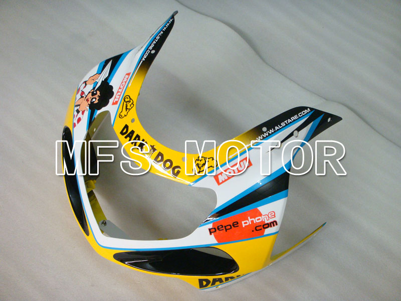 Suzuki GSXR600 2001-2003 Injection ABS Fairing - MOTUL - Blue White - MFS2202 - Fairings Kit