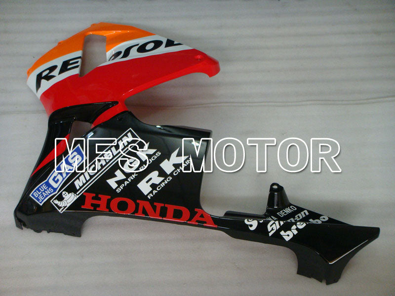 Honda CBR600RR 2003-2004 Injection ABS Fairing - Repsol - Orange Red Black - MFS2079 - Fairings Kit