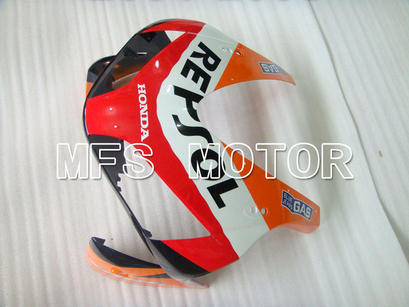 Honda CBR600RR 2003-2004 Injection ABS Fairing - Repsol - Orange Red Blue - MFS2081 - Fairings Kit