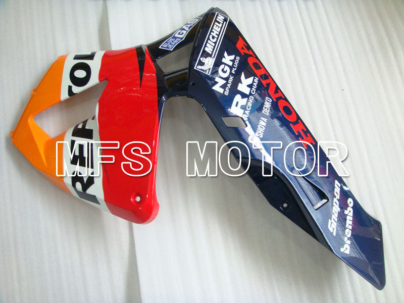 Honda CBR600RR 2003-2004 Injection ABS Fairing - Repsol - Orange Red Blue - MFS2081 - Fairings Kit