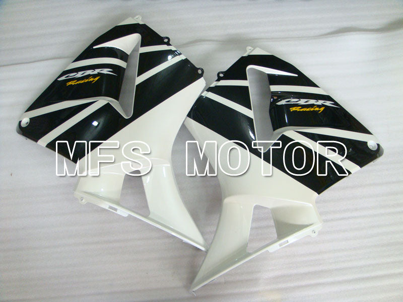 Honda CBR600RR 2003-2004 ABS Injection Fairing - Factory Style - Black White - MFS2089 - Fairings Kit