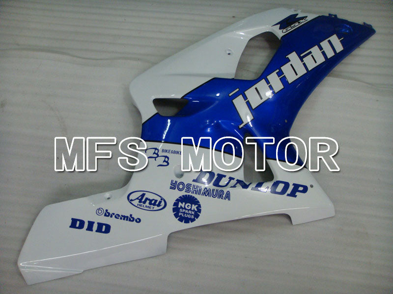 Suzuki GSXR600 2001-2003 Injection ABS Fairing - Jordan - Blue White - MFS2093 - Fairings Kit