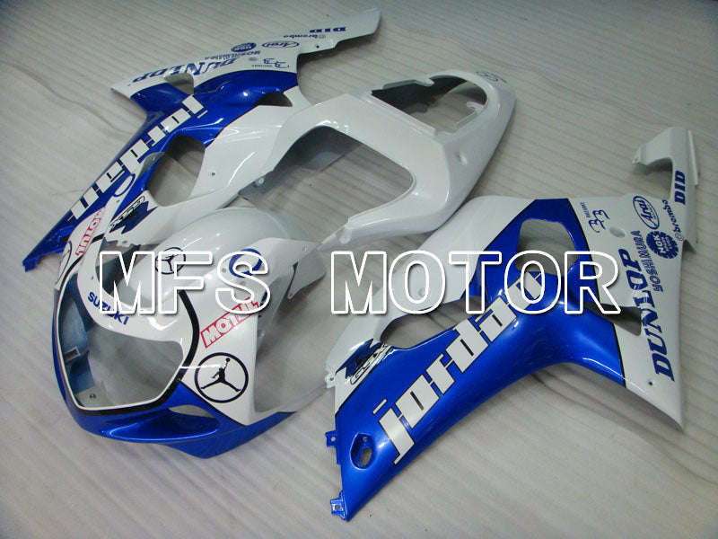 Suzuki GSXR600 2001-2003 Injection ABS Fairing - Jordan - Blue White - MFS2093 - Fairings Kit