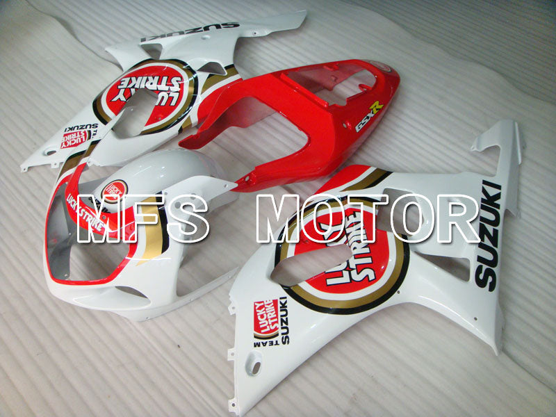 Suzuki GSXR600 2001-2003 Injection ABS Fairing - Lucky Strike - Red White - MFS2096 - Fairings Kit