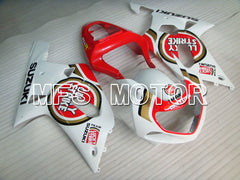Suzuki GSXR600 2001-2003 Injection ABS Fairing - Lucky Strike - Red White - MFS2096 - Fairings Kit