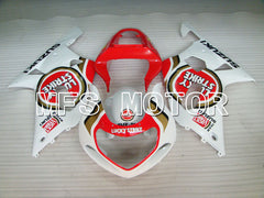 Suzuki GSXR600 2001-2003 Injection ABS Fairing - Lucky Strike - Red White - MFS2096 - Fairings Kit
