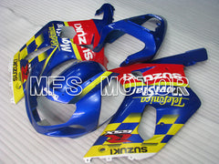 Suzuki GSXR600 2001-2003 Injection ABS Fairing - Movistar - Red Blue - MFS2099 - Fairings Kit