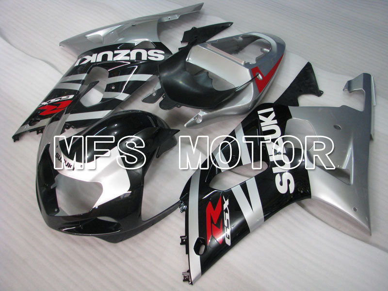Suzuki GSXR600 2001-2003 Injection ABS Fairing - Factory Style - Black Silver - MFS2121 - Fairings Kit